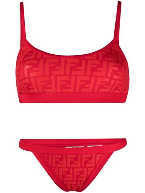 fendi bikini rot